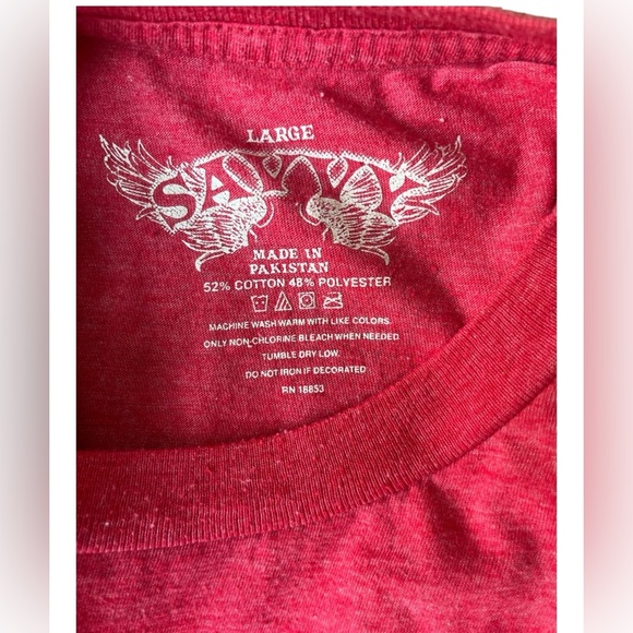 Men’s Large Sriracha T-Shirt 52% Cotton 48% Polyester - Picture 2 of 3